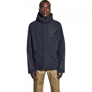 Kurtka wiatroszczelna Męskie Jack Wolfskin Windhoek Graphite | XS8907364