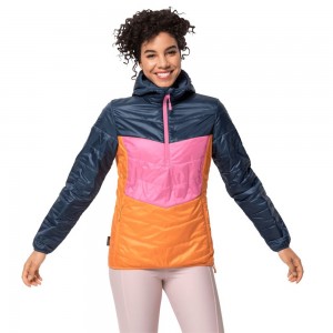 Kurtki Ocieplane Damskie Jack Wolfskin 365 Flash Overhead Ciemny Indygo | IT4165370