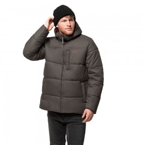 Kurtki Ocieplane Męskie Jack Wolfskin Kyoto Szare Brązowe | JO5309846
