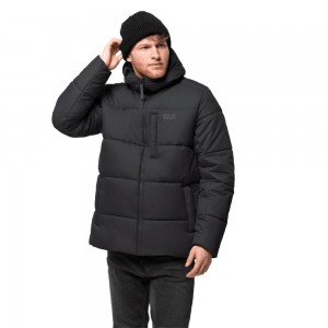 Kurtki Ocieplane Męskie Jack Wolfskin Kyoto Czarne | DZ6072549