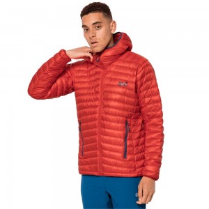 Kurtki Ocieplane Męskie Jack Wolfskin Mountain Pomarańczowe Czerwone | PN5046198