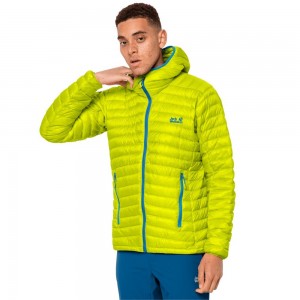 Kurtki Ocieplane Męskie Jack Wolfskin Mountain Zielone | YD5293764