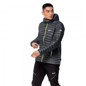 Kurtki Ocieplane Męskie Jack Wolfskin Mountain Anthracite | KJ2378694