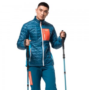 Kurtki Ocieplane Męskie Jack Wolfskin Routeburn Ciemny | UW9850614