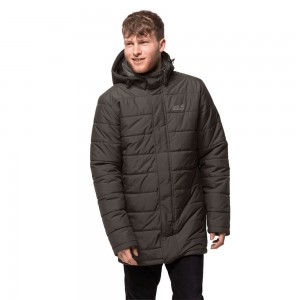 Kurtki Ocieplane Męskie Jack Wolfskin Svalbard Szare Brązowe | CM1428960