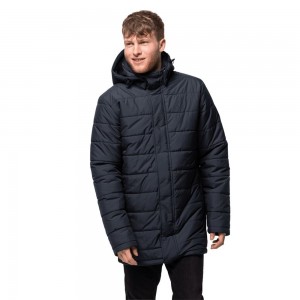 Kurtki Ocieplane Męskie Jack Wolfskin Svalbard Niebieskie | LZ1453098