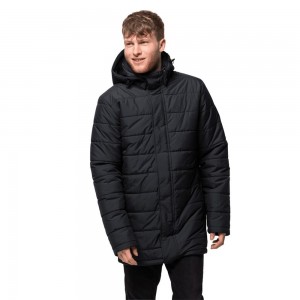 Kurtki Ocieplane Męskie Jack Wolfskin Svalbard Czarne | BU5794803