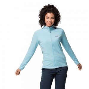 Kurtki Polarowe Damskie Jack Wolfskin Jwp Midlayer Niebieskie | EQ1340576