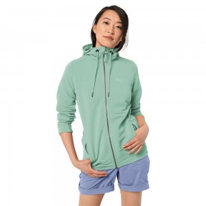 Kurtki Polarowe Damskie Jack Wolfskin Modesto Hooded Głęboka | KW8356791