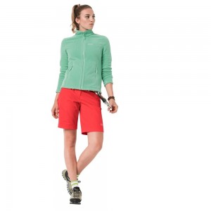 Kurtki Polarowe Damskie Jack Wolfskin W Moonrise Zielone | SB2816703