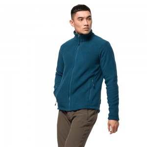 Kurtki Polarowe Męskie Jack Wolfskin Midnight Moon Ciemny | YB2953784
