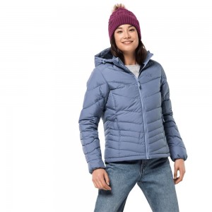 Kurtki Zimowe Damskie Jack Wolfskin Selenium Niebieskie Niebieskie | IO8126573