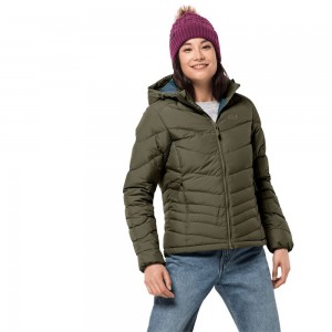 Kurtki Zimowe Damskie Jack Wolfskin Selenium Szare | OE9027853