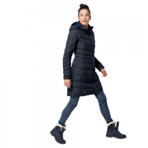 Kurtki Zimowe Damskie Jack Wolfskin Selenium Niebieskie | AW1820637