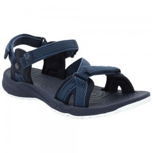 Sandały Damskie Jack Wolfskin Lakewood Ride Ciemny Niebieskie | JV6832709