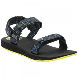 Sandały Męskie Jack Wolfskin Outfresh Blue/Black | EN0759682
