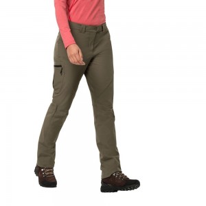 Softshell Trousers Damskie Jack Wolfskin Chilly Track Xt Szare | AZ1473580