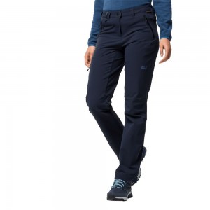 Softshell Trousers Damskie Jack Wolfskin Activate Xt Niebieskie | HE2859061
