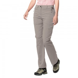 Softshell Trousers Damskie Jack Wolfskin Activate Light Głęboka Szare | PN7193402