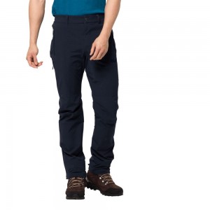 Softshell Trousers Męskie Jack Wolfskin Activate Sky Xt Niebieskie | DJ2514870