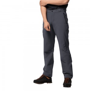 Softshell Trousers Męskie Jack Wolfskin Activate Thermic Niebieskie | QV5928716