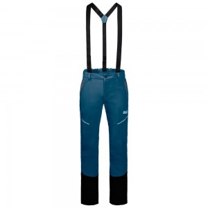 Softshell Trousers Męskie Jack Wolfskin Gravity Touren Ciemny | PD6378549
