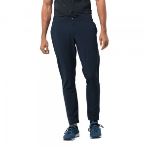 Softshell Trousers Męskie Jack Wolfskin Jwp Niebieskie | NO1783256