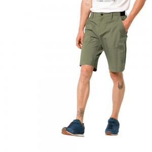 Spodenki Męskie Jack Wolfskin Tanami Khaki | ON0986472