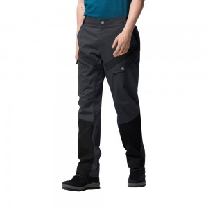 Spodnie Codzienne Męskie Jack Wolfskin Dover Road Cargo Czarne | GC1794826