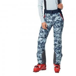 Spodnie Narciarskie Damskie Jack Wolfskin Panorama Peak Niebieskie | NH6973510
