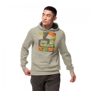 Zworki Męskie Jack Wolfskin 365 Hideaway Hoody Głęboka Brązowe | BT9506124