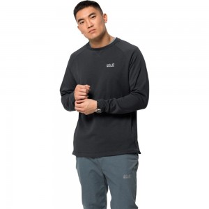 Zworki Męskie Jack Wolfskin Jwp Czarne | UK0182735