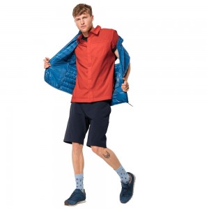 Zworki Męskie Jack Wolfskin Jwp Pomarańczowe Czerwone | GU2893170
